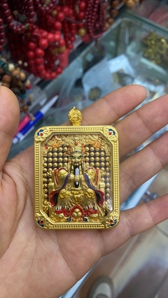 五台山五爷鎏金立体唐卡挂件 工艺、寓意与选购指南
